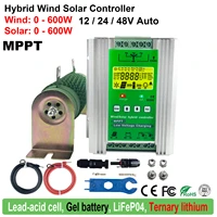 new hybrid 2000w mppt solar wind power charge discharge controller regulator 60a 80a for 1000w wind turbine 1000w solar panel