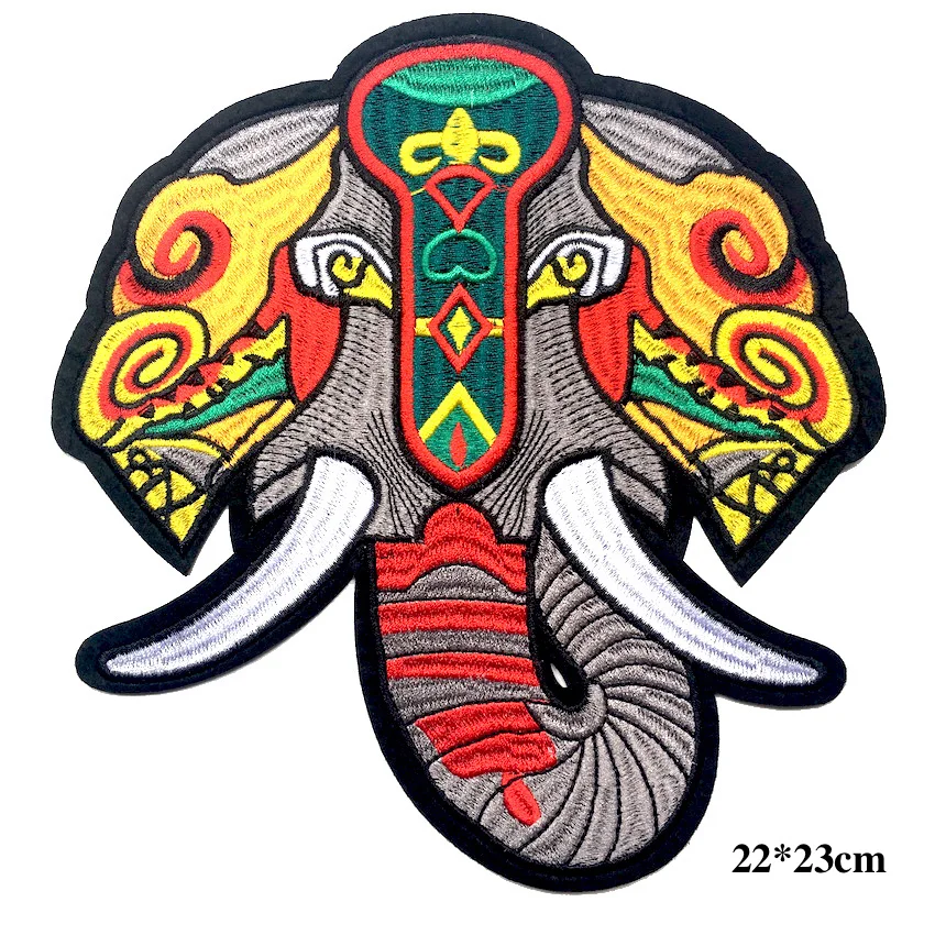 1 шт. крутой слон хорошее качество вышивка аппликация нашивки для одежды утюжок