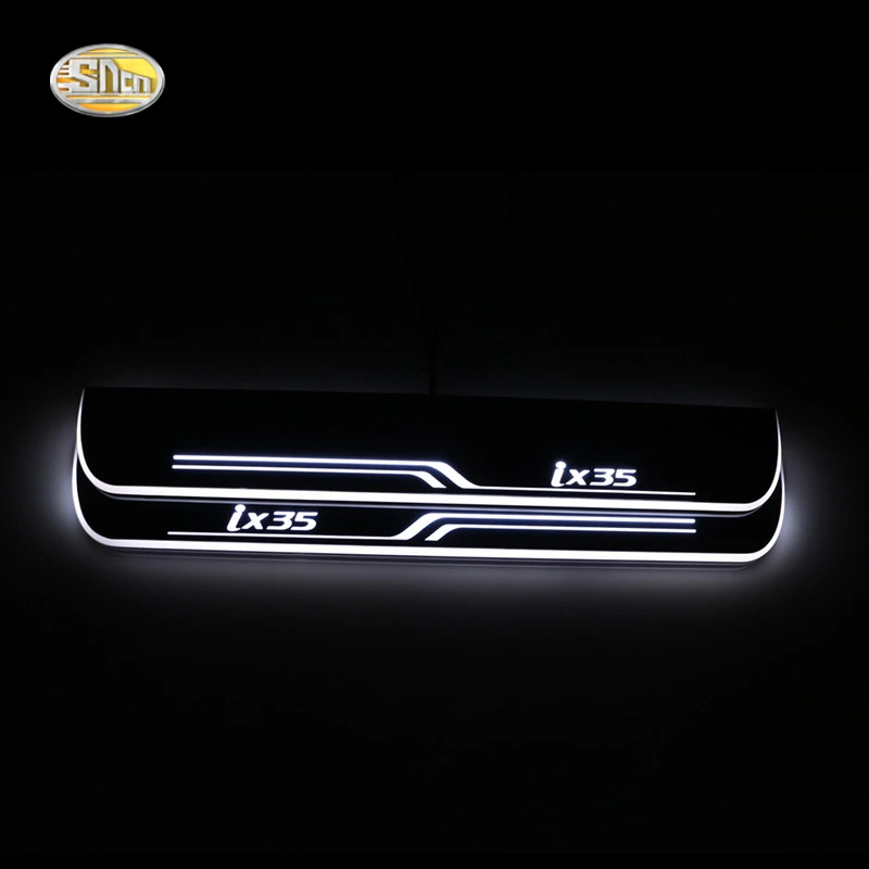 SNCN светодиодный движущийся светильник потертости педали для Hyundai IX35 2010 2019