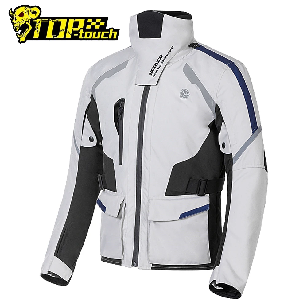 

SCOYCO Winter Motorcycle Jacket Men Windproof Chaqueta Moto Clothing Waterproof Motocross Jacket With CE Protection Moto Suits