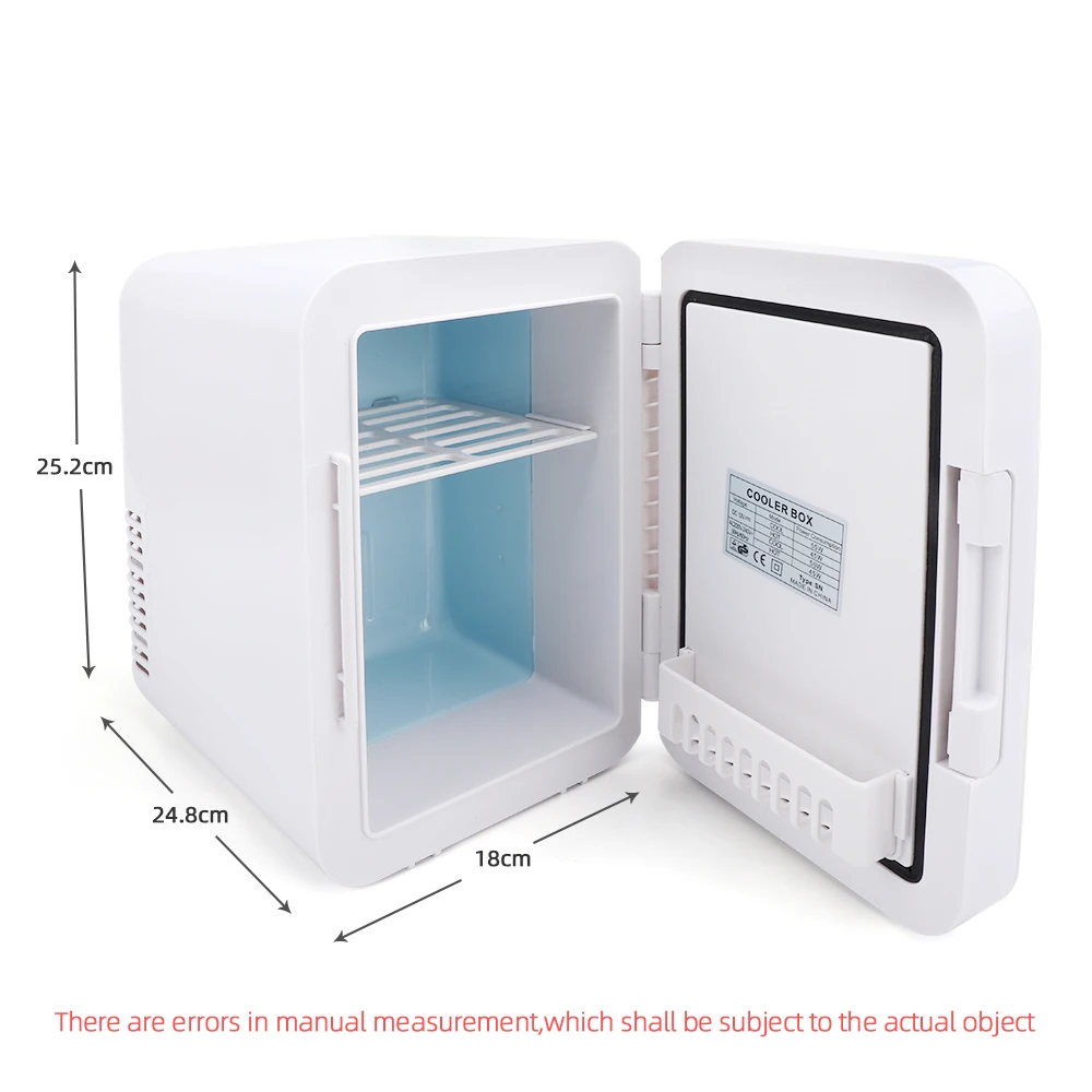구매 스토리지 미니 뷰티 냉장고 5L 휴대용 개인 작은 냉장고 화장품 마스크 스킨 케어 스토리지에 대 한 LED 메이크업 거울