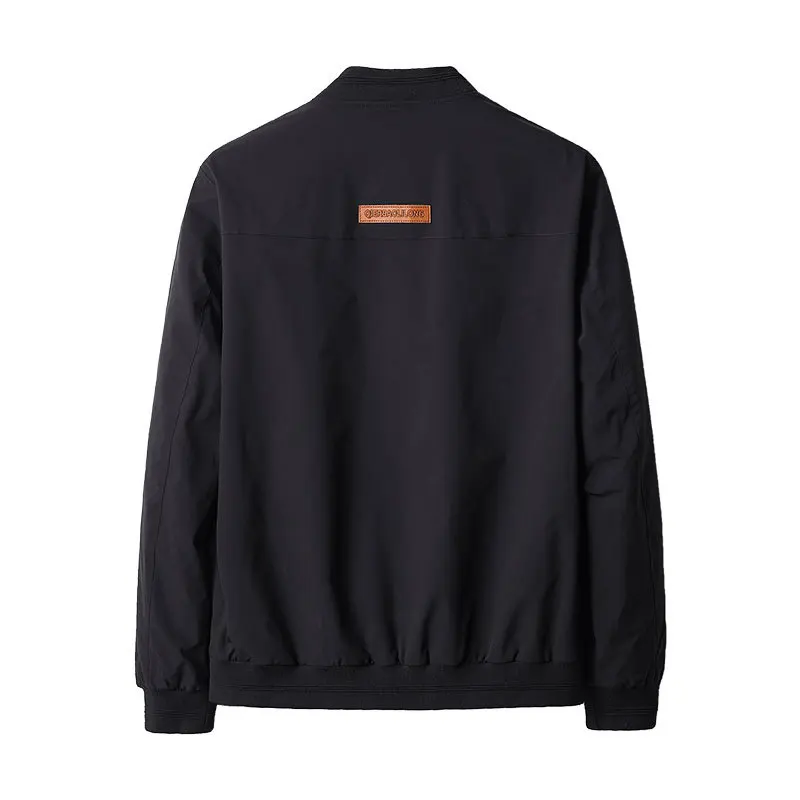 Бейсбольная куртка Over size Мужская Повседневная ветровка приталенный силуэт