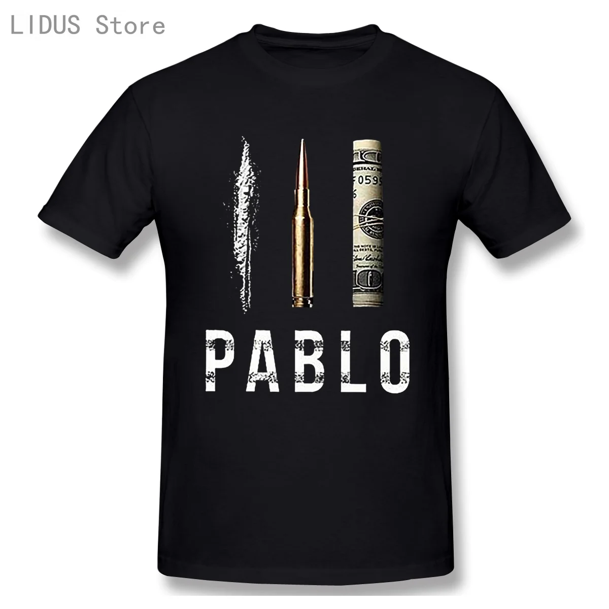 

Men T Shirt Pablo Escobar Short Sleeve Casual T-shirt Men Fashion O-neck 100% Cotton TShirts Tee Top