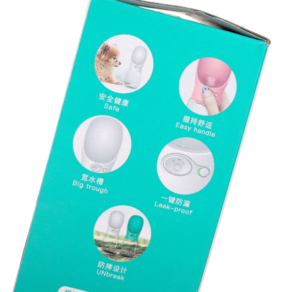 

Pet Products Portable Pet Water Bottle For Dogs Cats Travel Dog Water Bowl Cat Feeding Drinking Cup Outdoor Dog Water Dispenser