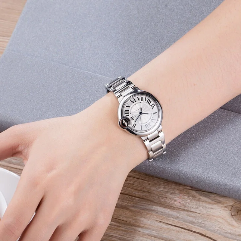 

Classic Luxury Sapphire Glass Women's Automatic Mechanical Watches Stainless Steel Top Brand Ladies Wristwatch Female Clock 33mm