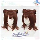 Взгляд! Toyama Kasumi короткий коричневый косплей ролевые игры термостойкие синтетические волосы карнавал Хэллоуин вечевечерние НКА + Бесплатный парик шапочка