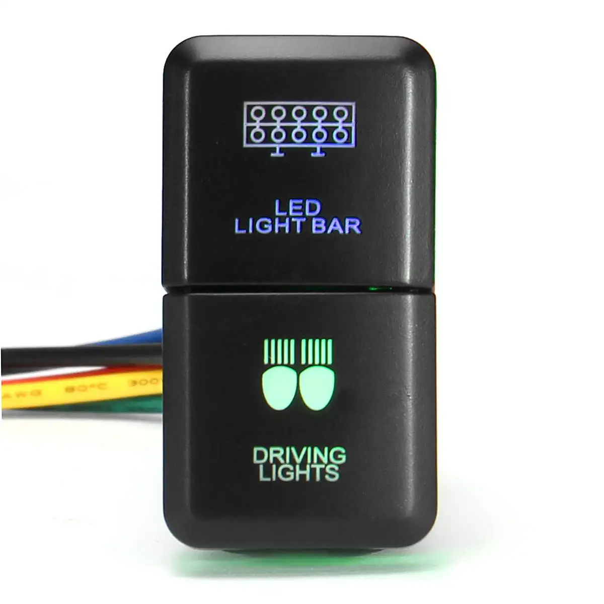 Light Bar n Driving 12 В двухточечный противотуманный Рабочий СВЕТОДИОДНЫЙ фонарь заднего хода для toyota, Hilux, landcruiser RAV4 HIACE Prado - Цвет: Light Bar n Driving