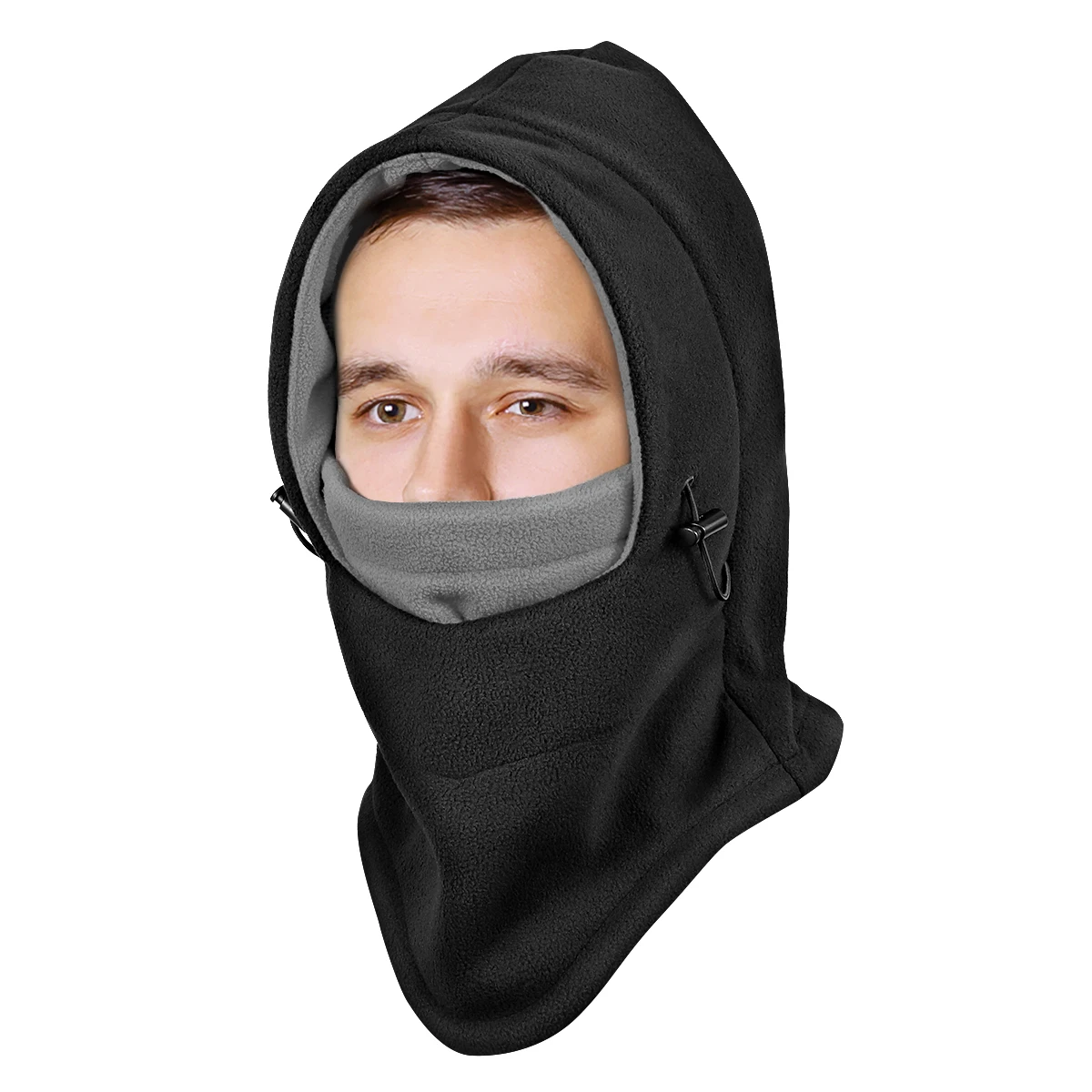 MOVTOTOP Ветрозащитная маска для лица Балаклава Лыжная шеи Теплый капюшон зимние