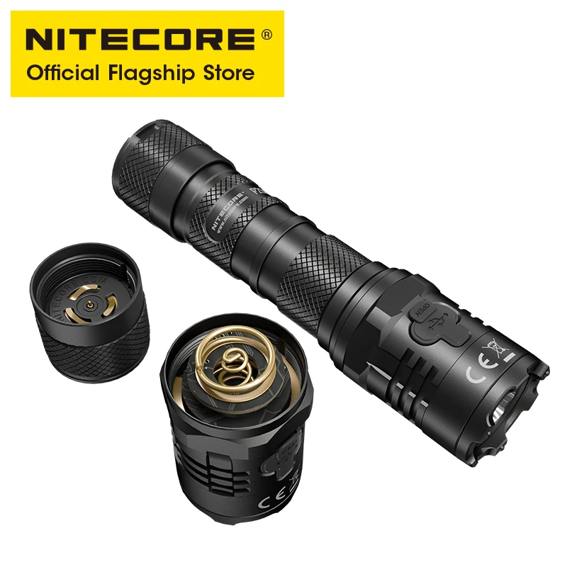 NITECORE P20iX USB-C перезаряжаемые фонарики супер яркий военный тактический фонарик 4000