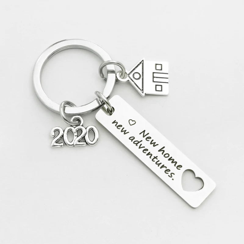2020 2021 2022 new home house warming presents housewarming gifts for couples keychain homeowner gift new adventures free global shipping
