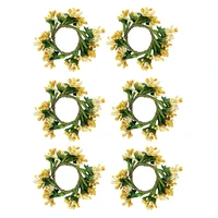 wreath napkin rings farmhouse napkin ring vine flower napkin holder rings table decor for wedding christmas