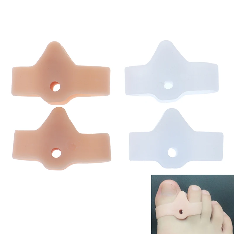 

1 Pair Silicone Gel Bunion Toe Corrector Orthotics Straightener Separator Pain