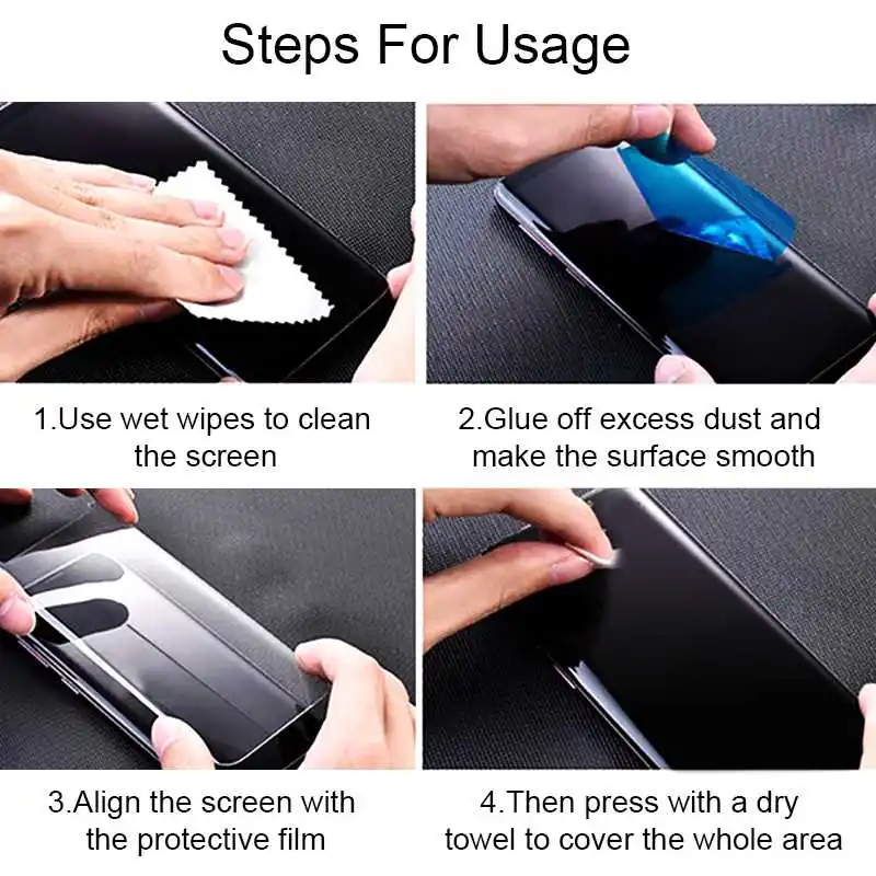 

Full Cover Curved Tempered Glass For LG Velvet Screen Protector