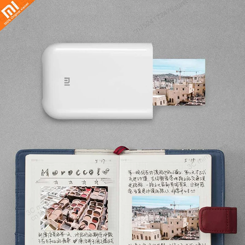 Оригинальный Xiaomi mijia AR принтер 300 точек/дюйм портативный фото мини карманный с DIY