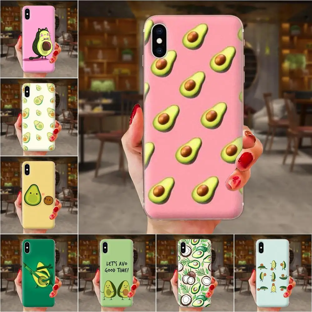 Мягкий чехол для телефона с изображением авокадо Galaxy Note 10 A10E A10S A20S A30S A40S A50S A6S A70S A730
