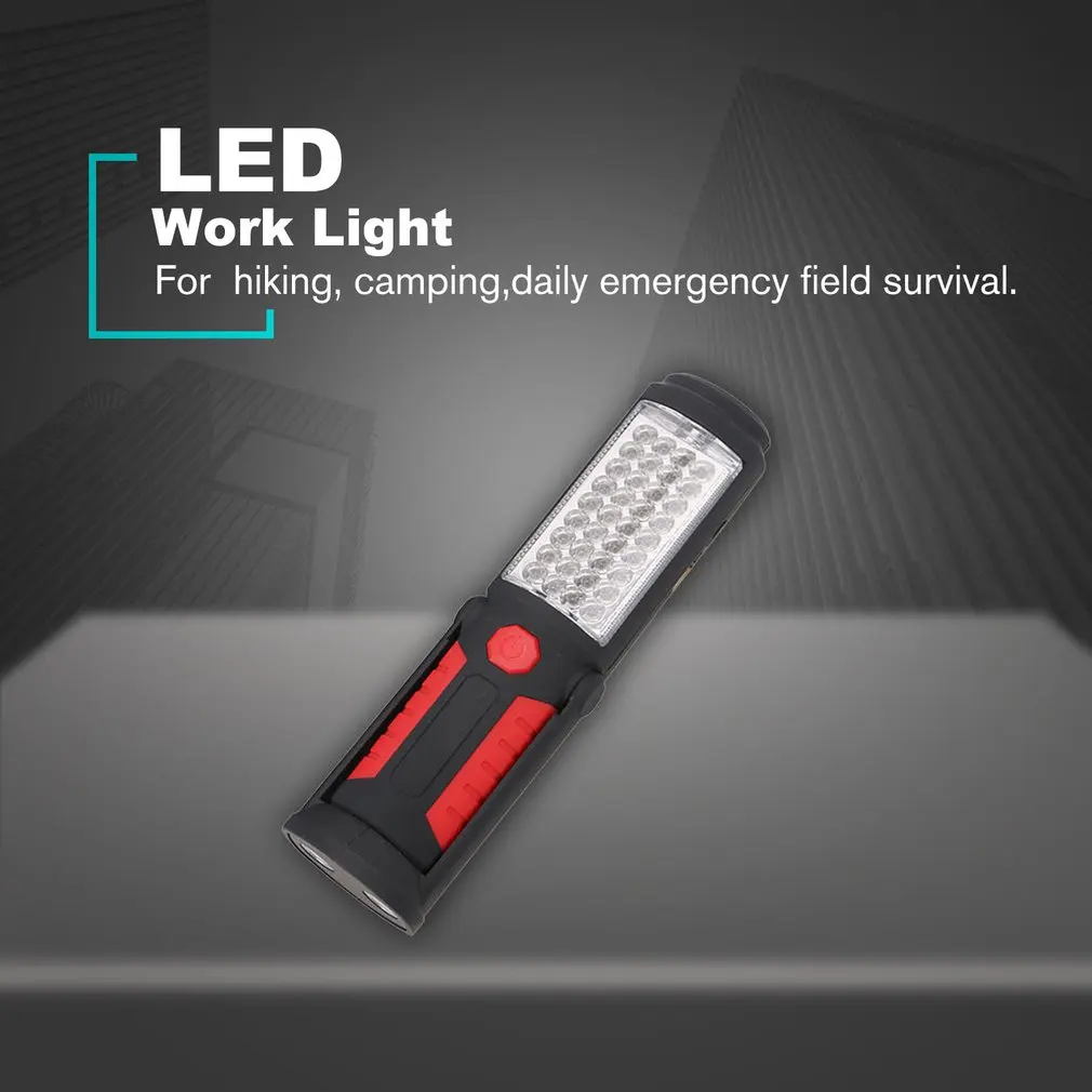Handheld USB Charging 36+5LED Work Light LED Repairing Emergency Flashlight Lamp with Magnet Bottom | Освещение