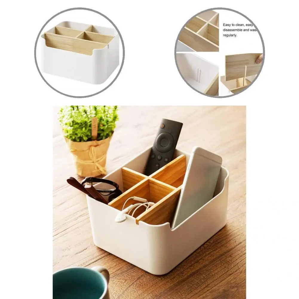 

Space Saving Storage Box Smooth Surface Exquisite Workmanship Practical Desktop Makeup Organizer Storage Box