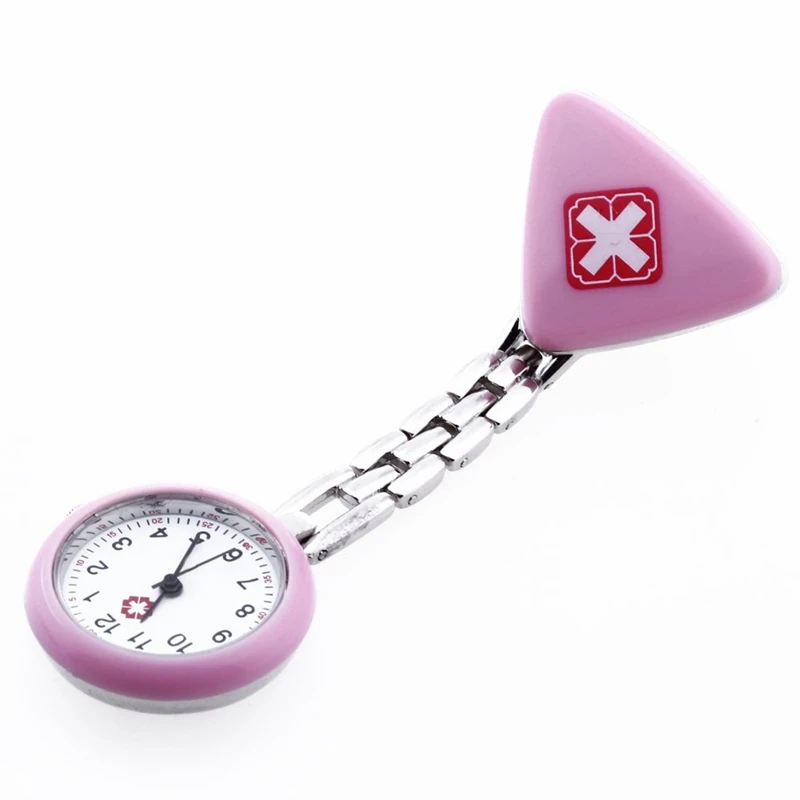

Nurse Pocket Watch Quartz Movement Nurse Watch Pink
