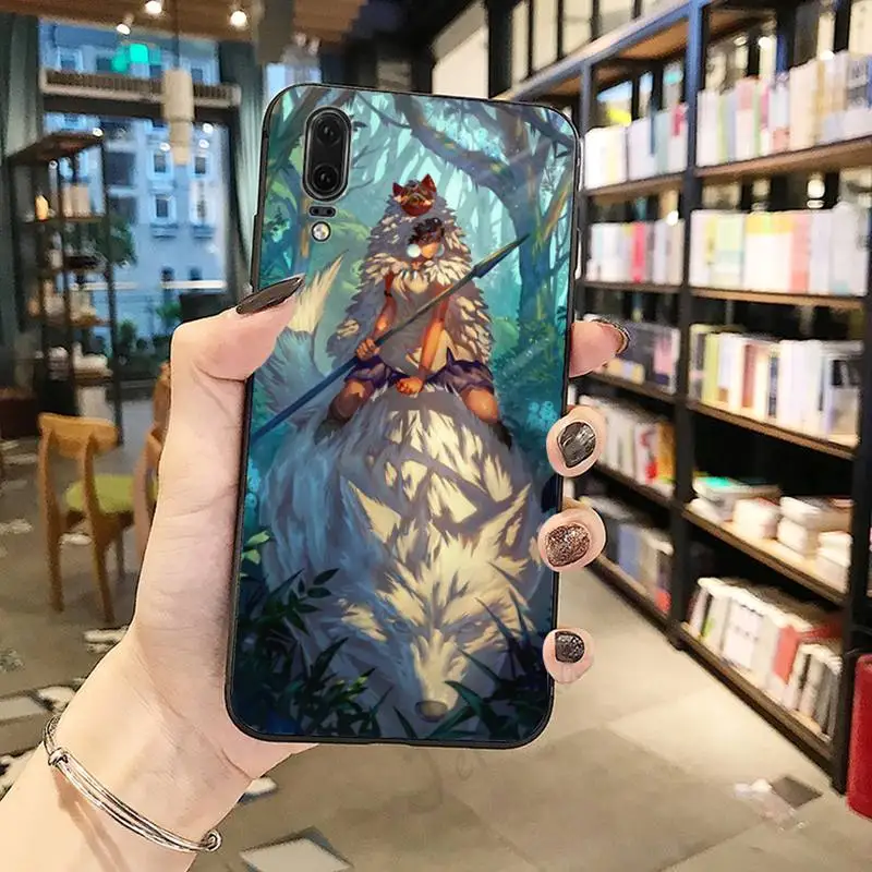 

Princess Mononoke japanese anime manga high quality Phone Case For Huawei honor Mate P 10 20 30 40 Pro 10i 9 10 20 8 x Lite