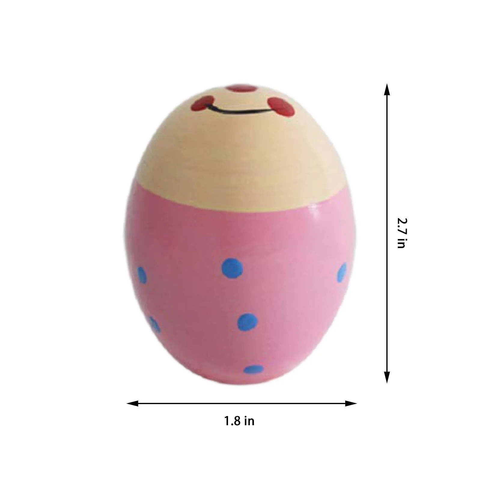 

Colourful Easter Egg Happy Easter Wooden Musical Egg Safe Maracas Egg Shaker Toy For Kids Easter Party Children DIY