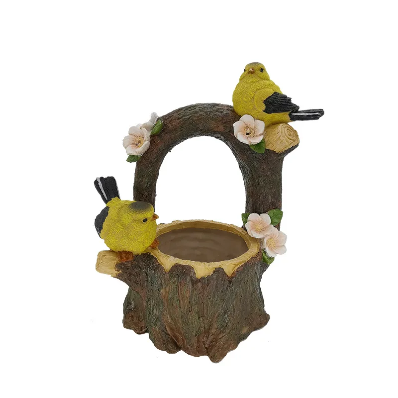 Садовые украшения и орнаменты корзина для птиц на дворе мультяшная организации