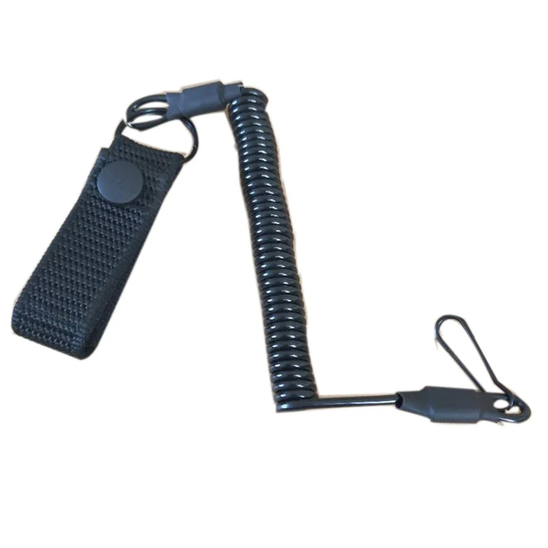

Anti-lost Elastic Lanyard Rope Military Spring Safety Strap Tactical Gun Rope
