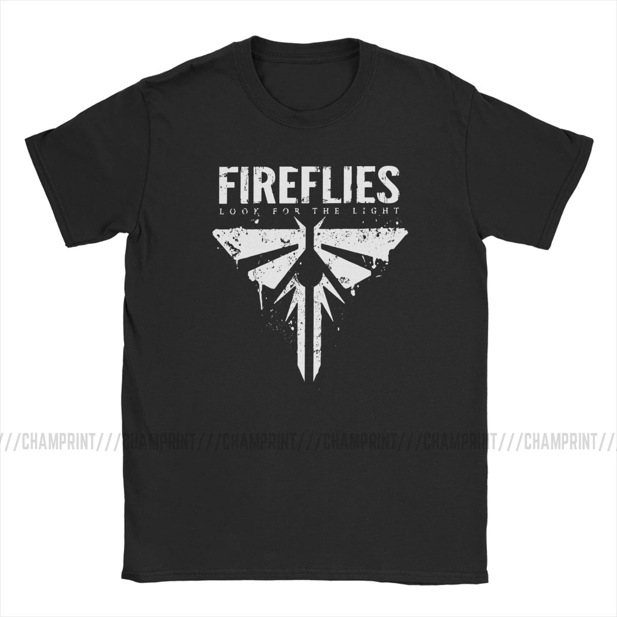Футболка мужская с надписью The Fireflies Of Us 100% хлопок | Мужская одежда