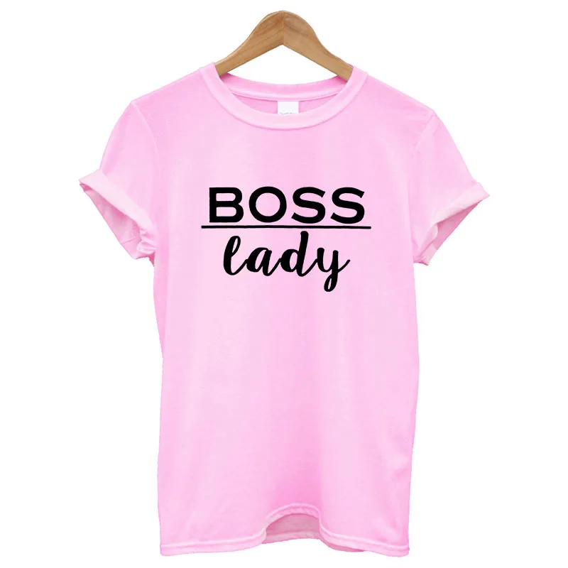 Хипстерская женская футболка с принтом Tumblr Boss Lady буквы Baby Повседневная забавная