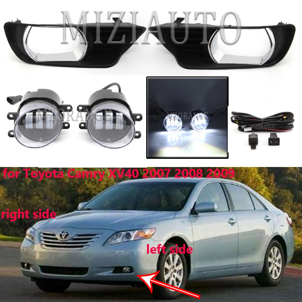

Автомобильные светодиодные противотуманные фары для Toyota Camry XV40 2007 2008 2009, крышки, нижняя рамка, зеркальная рамка, решетки для отверстий 5212806040
