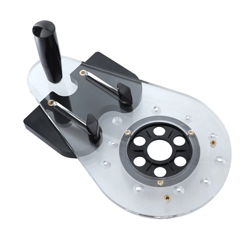 

Universal Woodworking Milling Base Engraving Trimming Machine Flip Board Bottom Plate Slotting Trimming Hole Locator