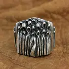 925 пробы серебро ничто мировой Призрак кольцо мужские панк кольцо TA273 нам Размеры 8  15