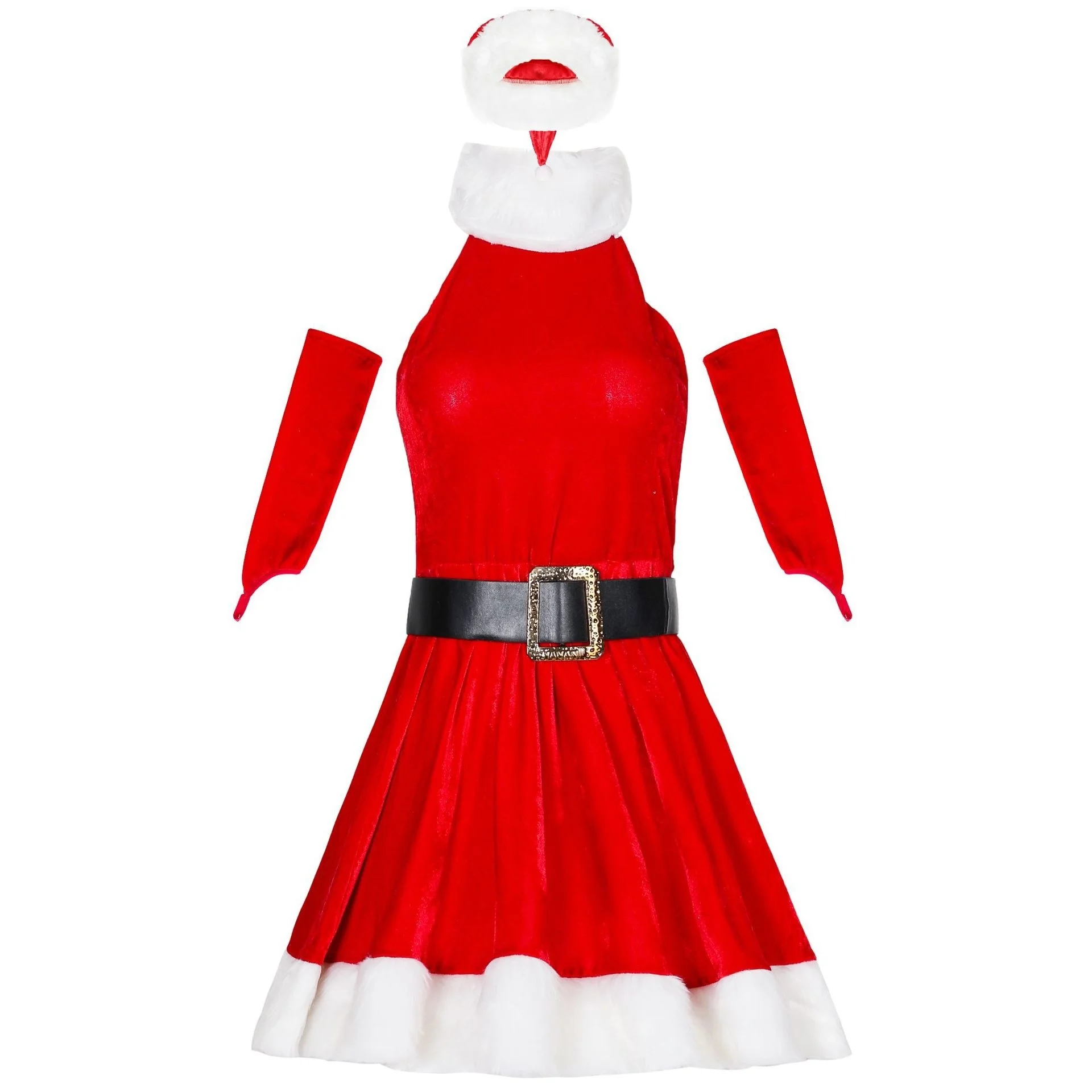 

Xibeimeng Women's Clothing Sexy Party Theme Stage Performance Christmas Dress
