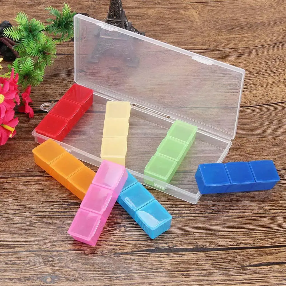 21 прозрачный ящик для хранения с одним слотом пластиковое Ювелирное кольцо