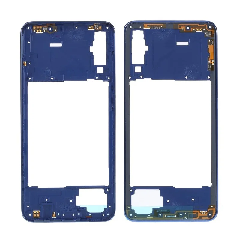 Для Samsung Galaxy A70 SM-A705 черный/синий/серый/оранжевый цвет задняя крышка рамка средняя