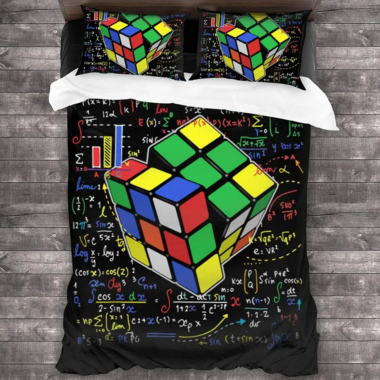 

Home Textiles 3 Pieces Bedding Set 86"X70" Microfiber Quilt Set Soft Breathable for Bedroom 2 Piece Pillow Cover and Duvet Cover