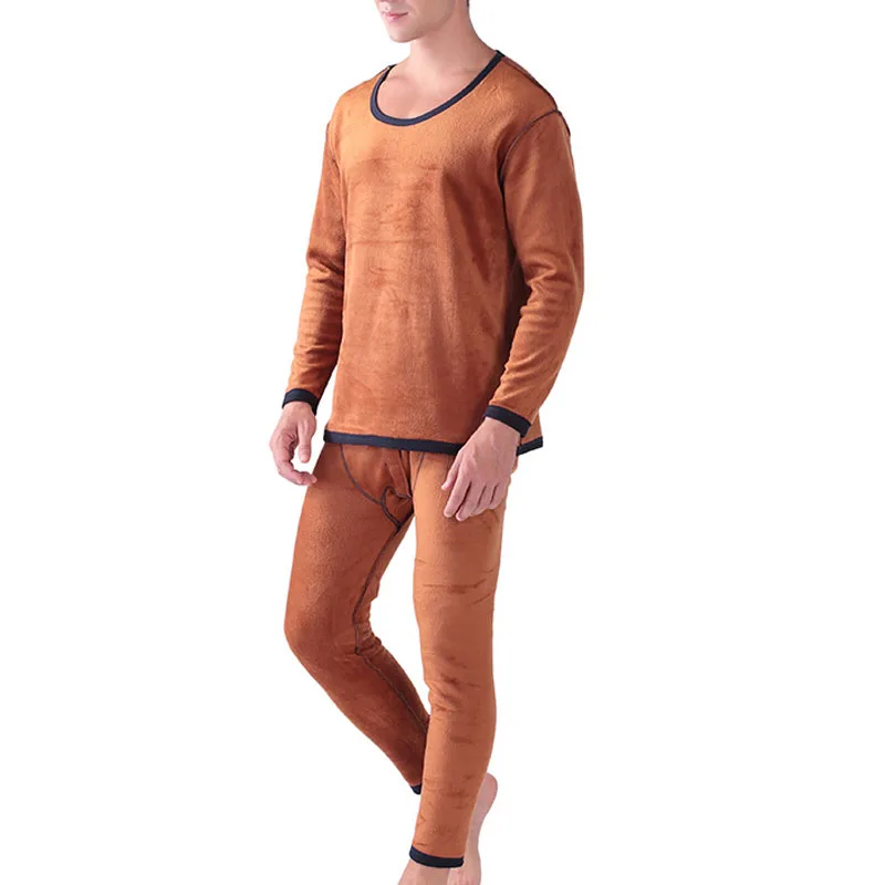 

Spring winter fleece men underwear 5XL 6XL 7XL 8XL Bust 144cm Loose warm long Johns men clothes