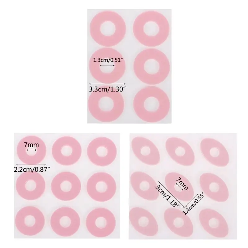 

Large Oval Corn Pads Foot care Toe Protection Pain Relief Feet Callus Cushions