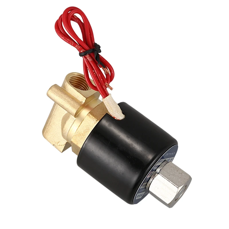 1/4 дюйма DN8 нормально открытый латунный Электрический электромагнитный клапан 220