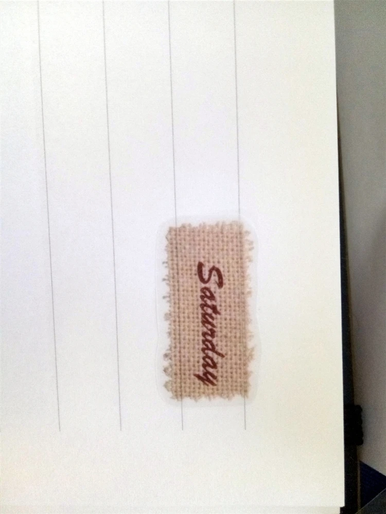 

49 Pcs Vintage English Weekly Planner Journal Sulfuric Acid Transparent Stickers Diary Scrapbooking Label Decorative Stationery