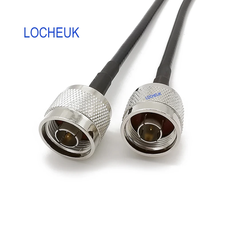LMR195 кабель N Тип штекер N Тип Мужской RF коаксиальный беспроводной маршрутизатор отрезок провода расширения Соединительный кабель LMR195 50oh 1 м 2 м 3M 5 м 8 м 10 м