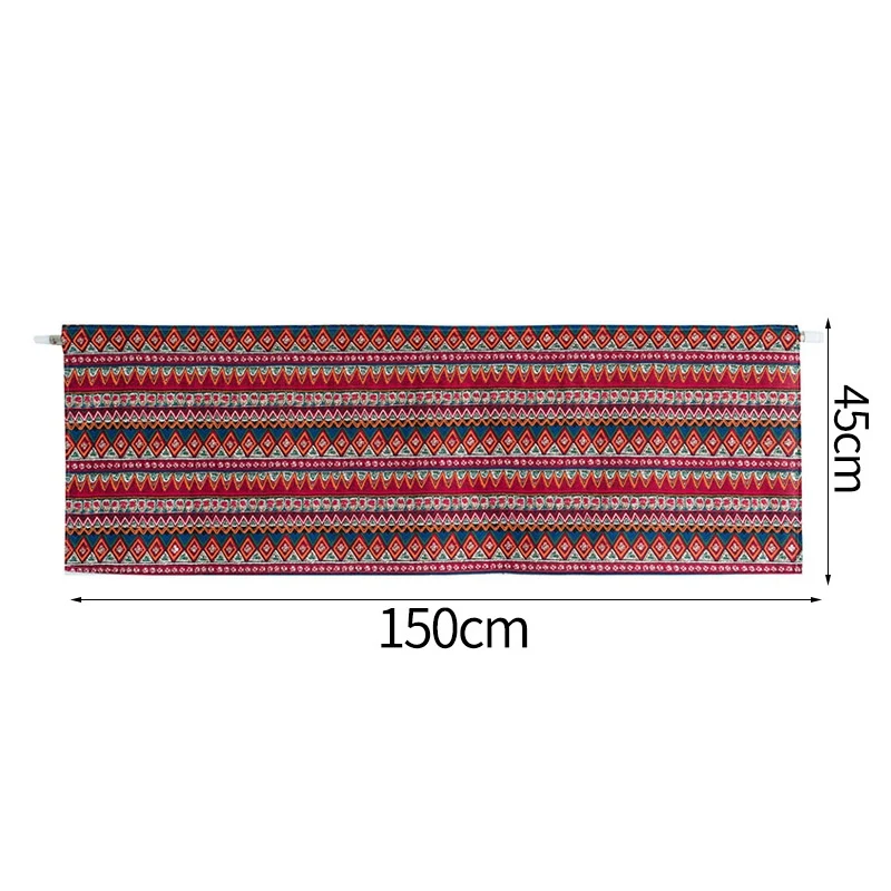 Kitchen Door Curtain Fresh Multicolor Short Curtains Bay Window Tulle Drapes Cabinet Dustproof Decor Rod Half-curtain | Дом и сад