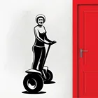 Настенная виниловая наклейка на велосипед, скутер, segway, настенная для домашнего интерьера, наклейки для детской комнаты, большие декоративные наклейки на стену C682