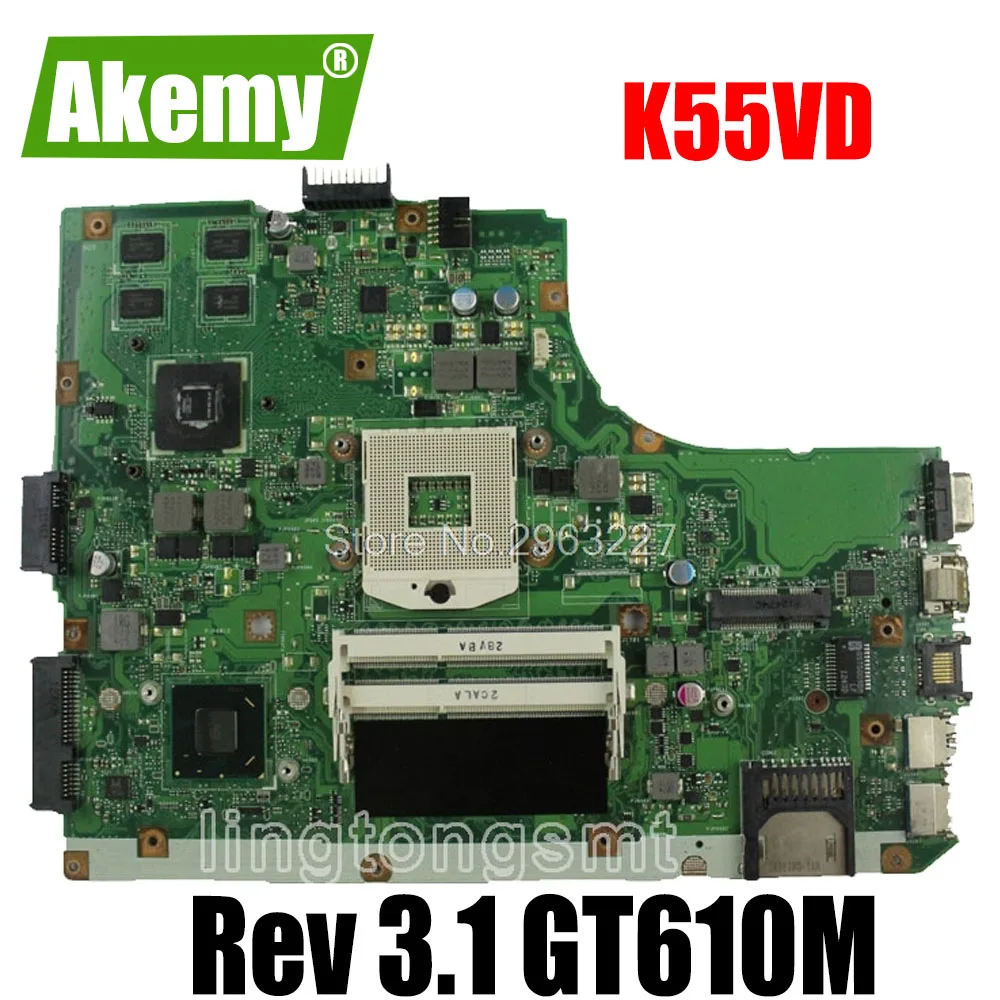   K55VD Rev 3, 1 GeForce 610M DDR3  Asus K55VD A55VD F55VD     K55VD   K55VD  