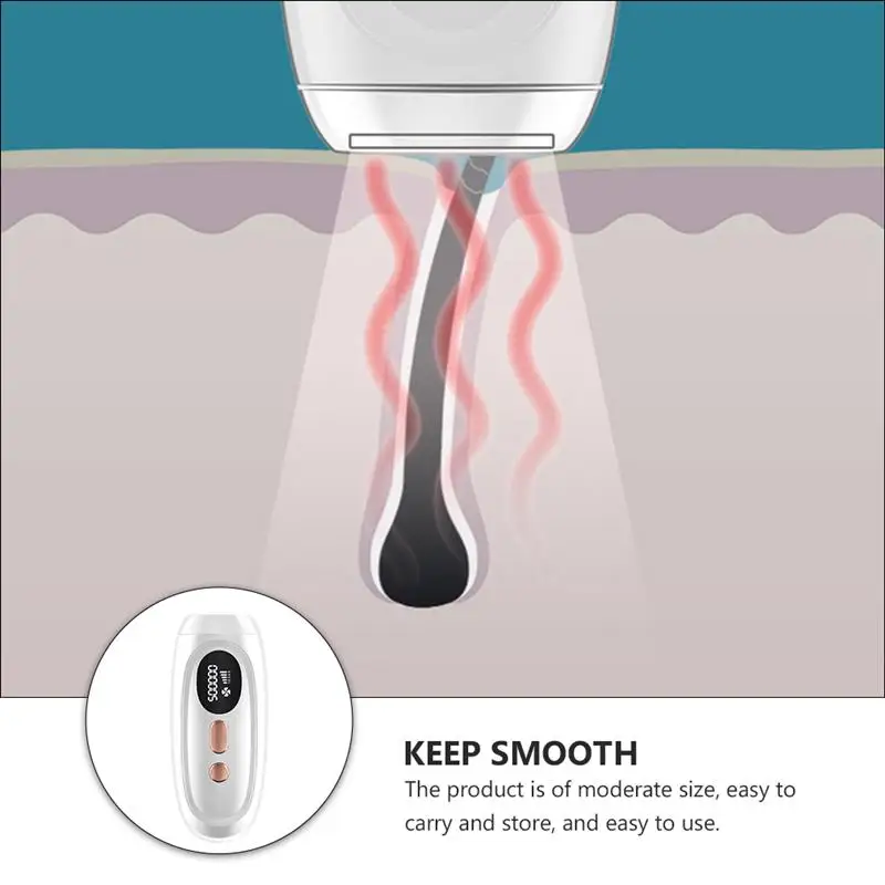 

Hair Removal Instrument Household Practical Permanent Hair Remover Hair Removal Device Epilator for Girls Women