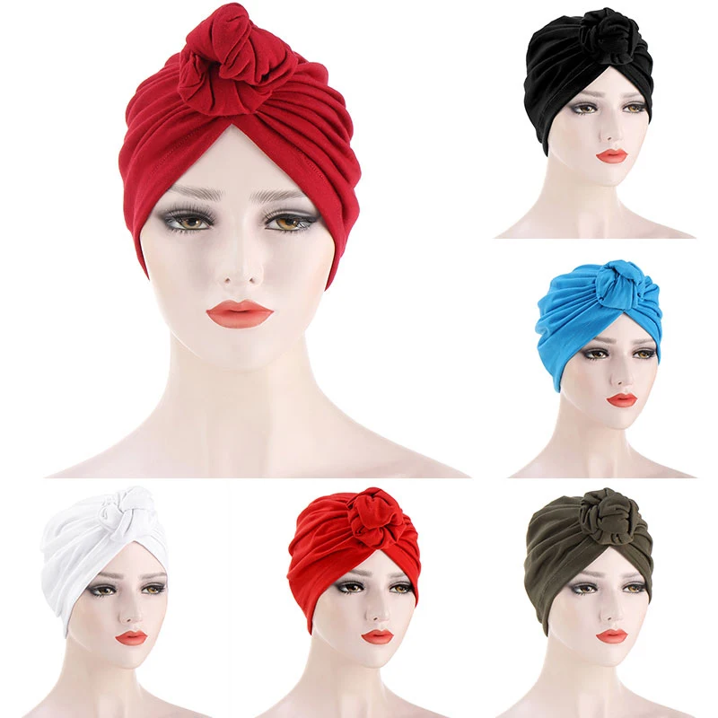 

Muslim Baotou Cap Headdress Turban Bonnet Trendy Printed Hijab Bonnet Bohemian Ethnic Inner Hijabs for Cap Muslim Headdress