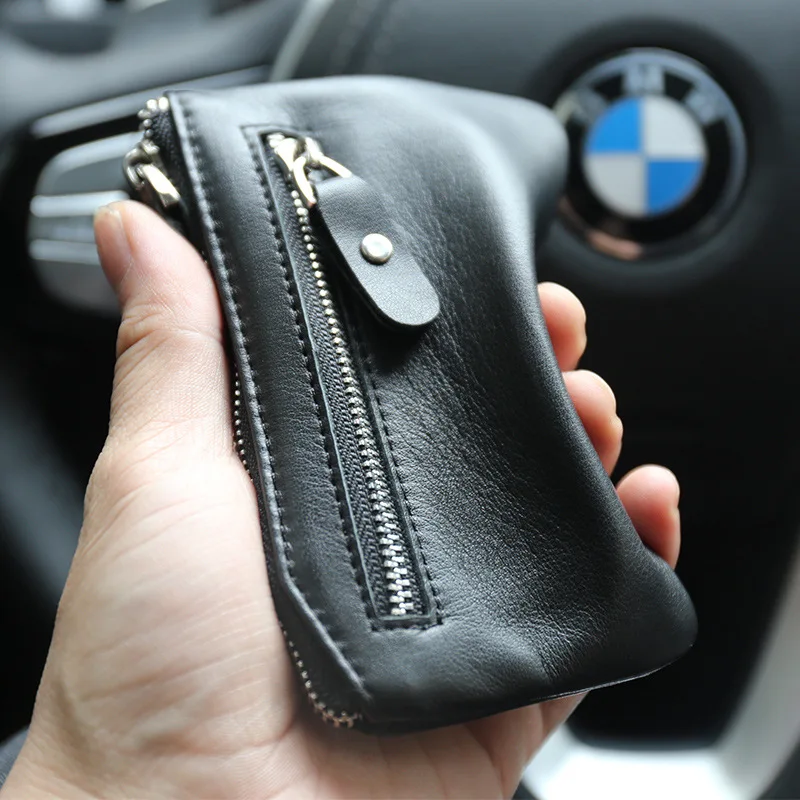 Мужские кожаные кошельки для монет SIKU, модный кошелек для ключей