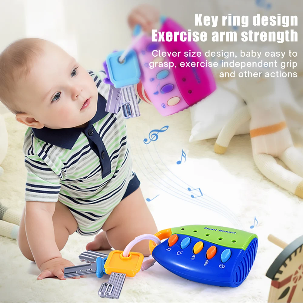 Детская игрушка музыкальный Автомобильный ключ вокальный умный пульт