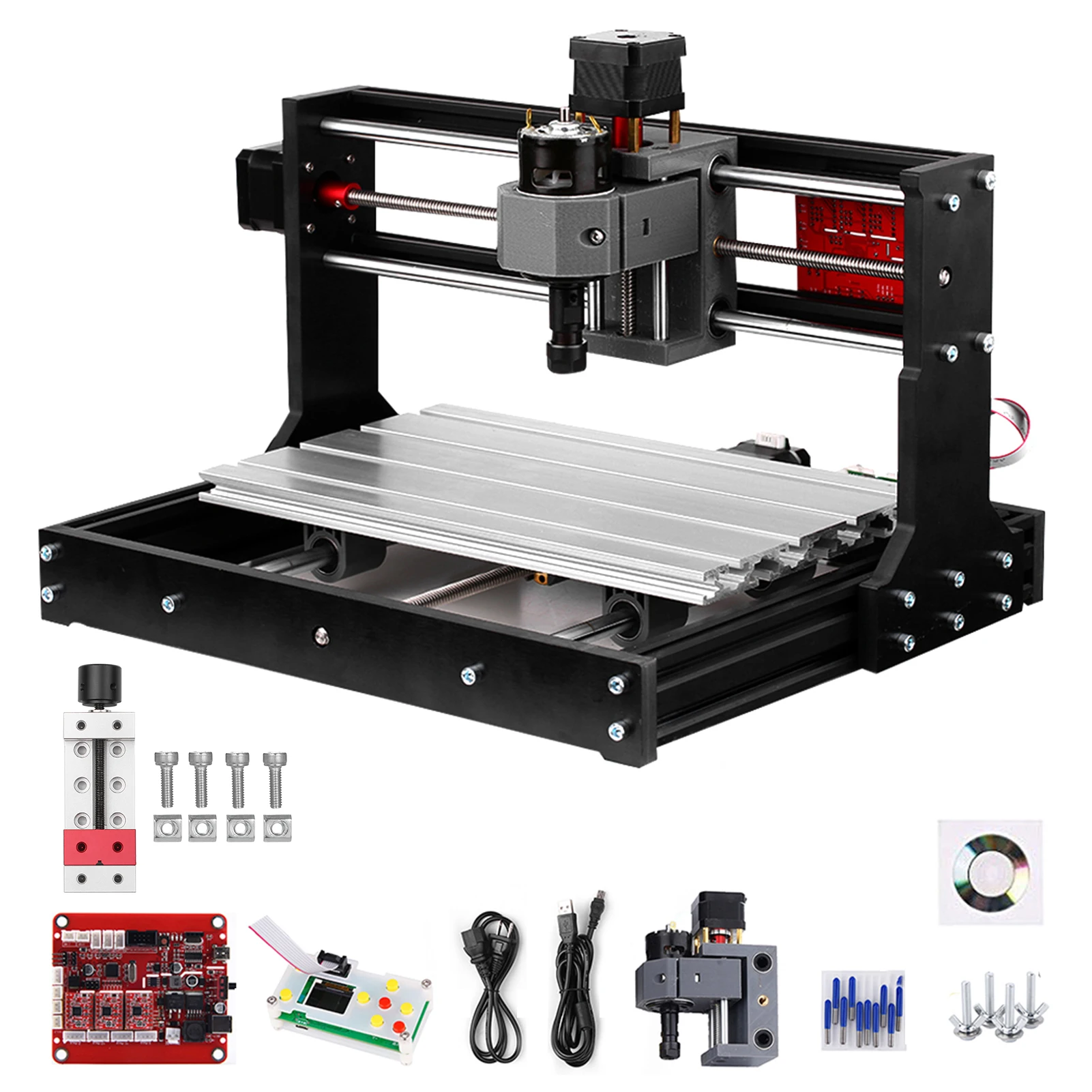 Лазерный гравер CNC3018PRO деревообрабатывающий фрезерный станок с ЧПУ