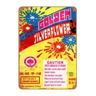 1988 китайский фейерверк Винтаж выглядят металлический знак золотой Silverflower кН на стену для дома и бара украшения жестяная вывеска 12x8 дюймов