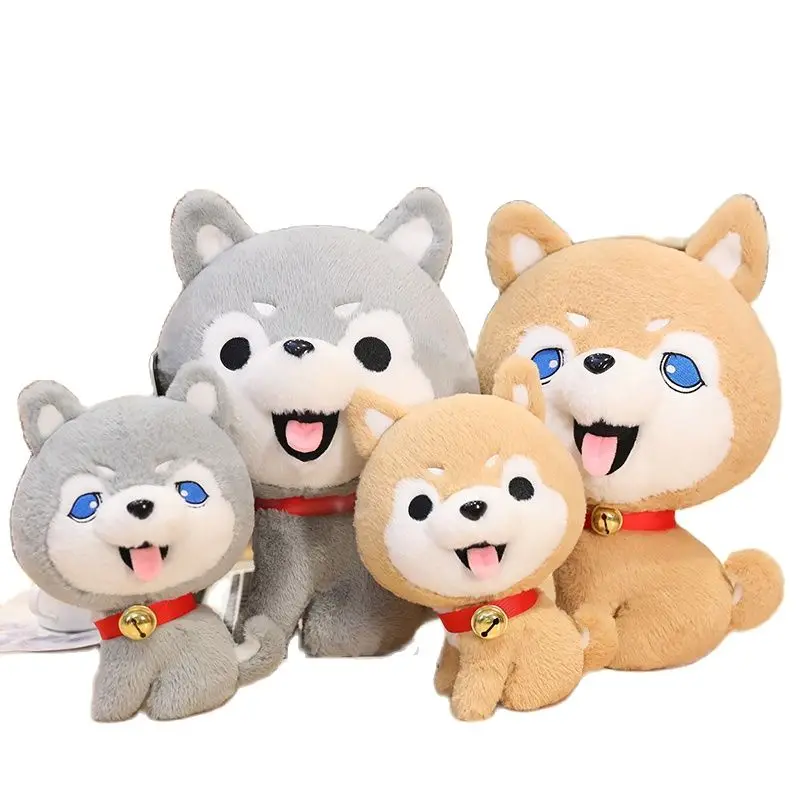 

Kawaii щенок мягкие игрушки 25/35 см для детей милый симуляция хаски собака плюшевые игрушки куклы дети детские игрушки плюшевые высокого качест...